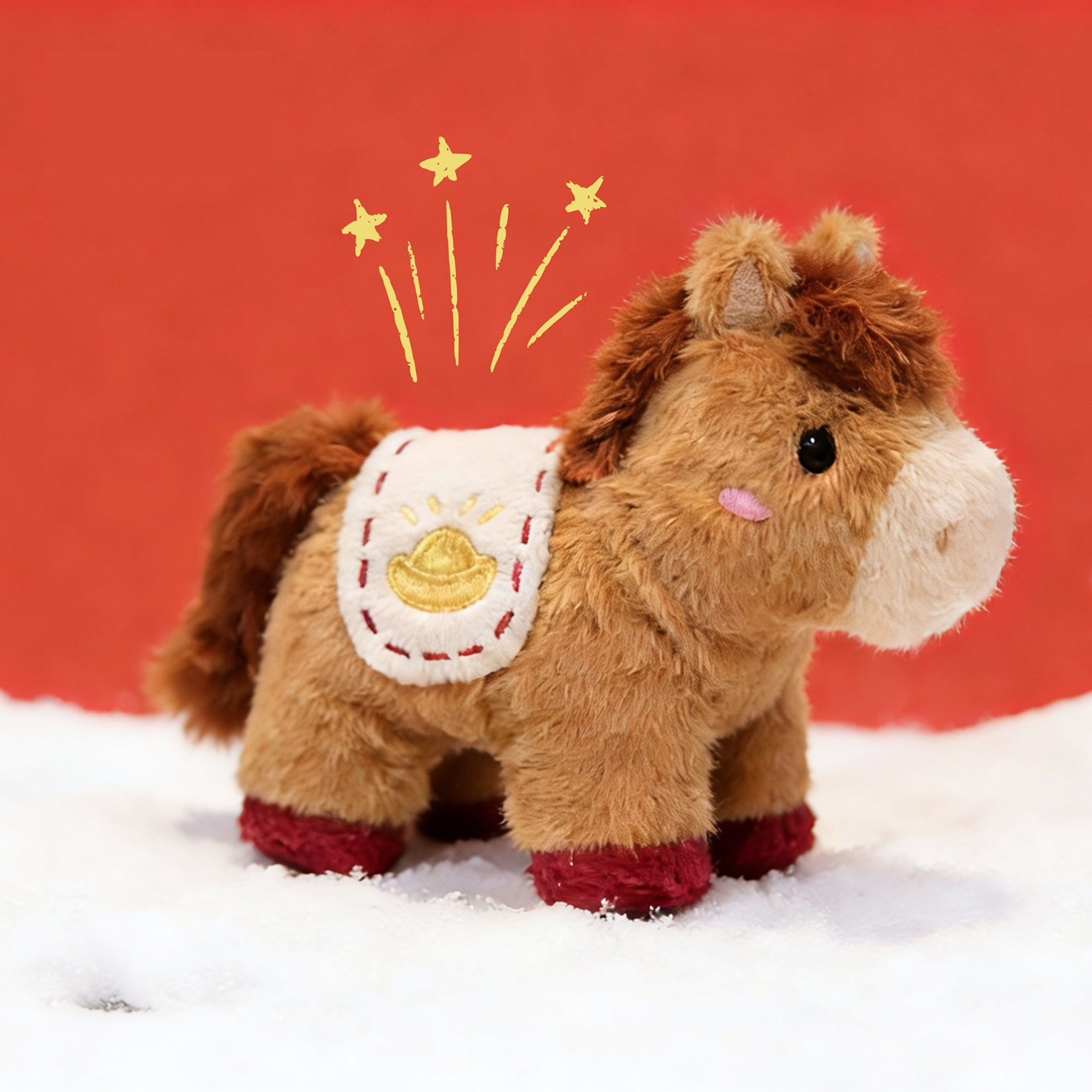 Fortune Pony Dog Plush Toy