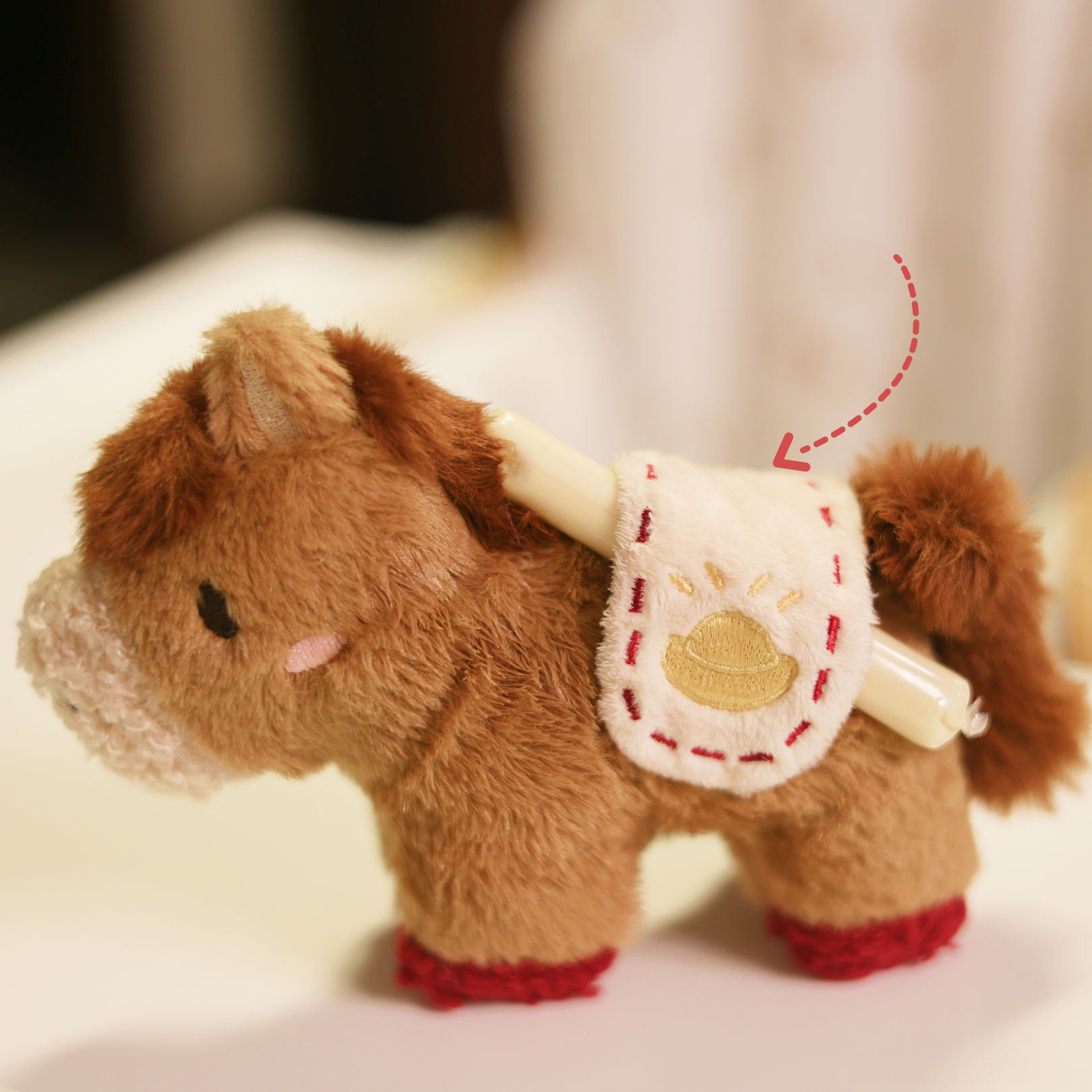 Fortune Pony Dog Plush Toy