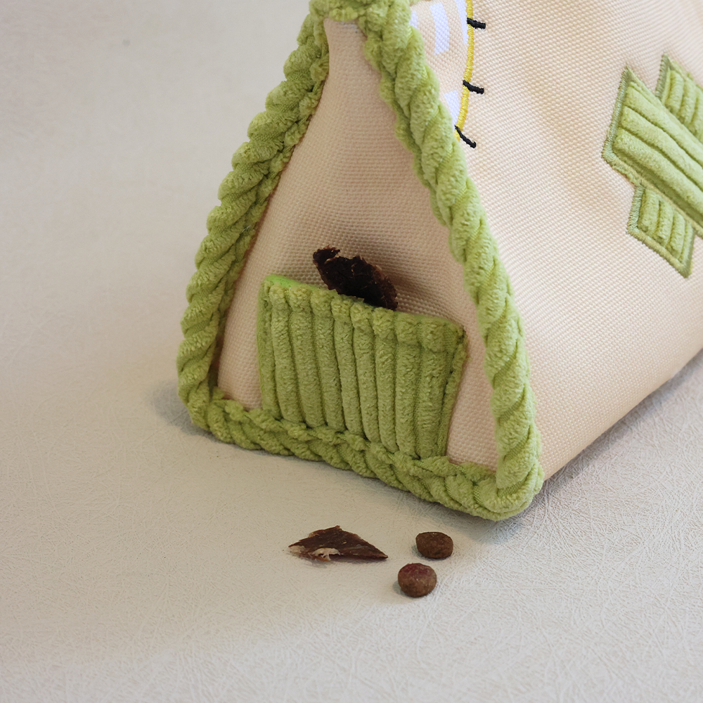 Tissue Box Dog Puzzle Toy