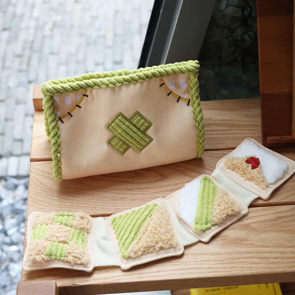 Tissue Box Dog Puzzle Toy